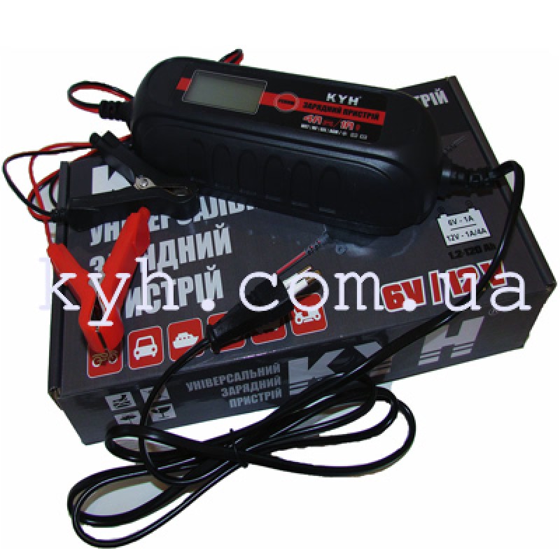 Зарядное устройство для аккумулятора 6V/12V с LCD дисплеем /KYH/